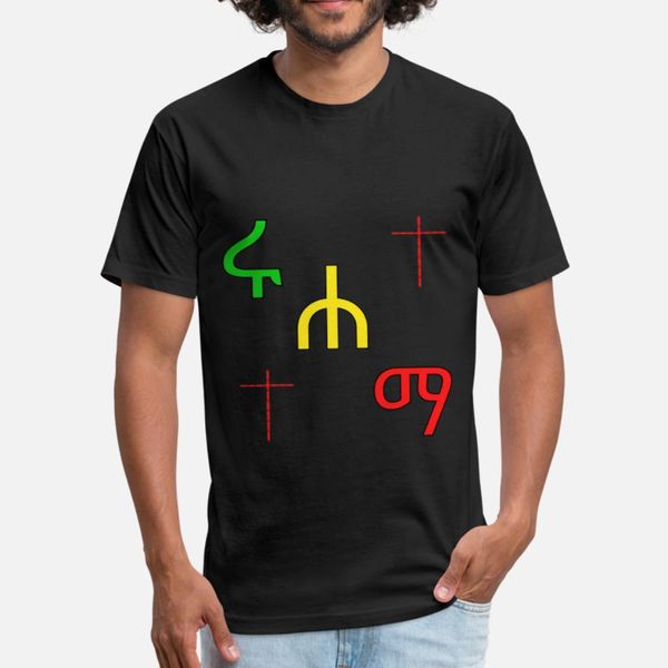 

habesha t shirt men custom cotton crew neck vintage graphic breathable summer cool shirt