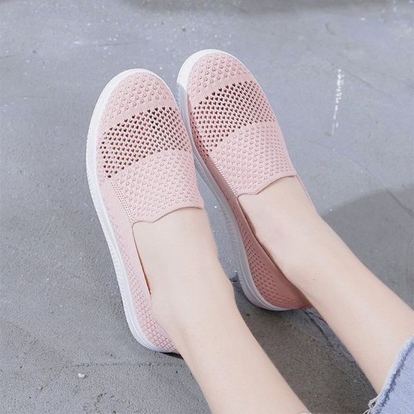 

women's flats platform breathable casual shoes summer ladies comfort woman moccasins slip on female loafers 2020 fashion, Black
