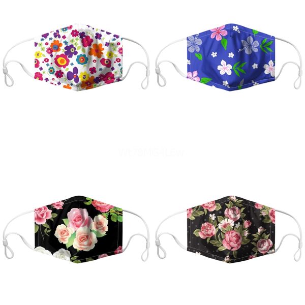 

2020 new mask women girl fashion mouth printed lip party mask#757, Black