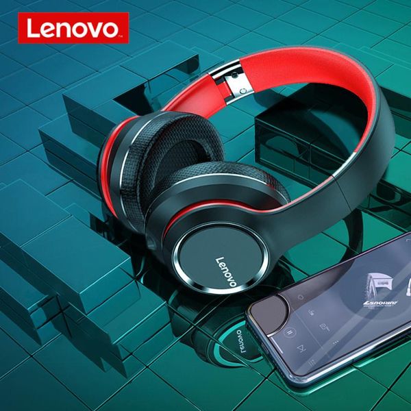 

original lenovo hd200 bluetooth headset wireless computer headphone bt5.0 long standby life with noise cancelling for
