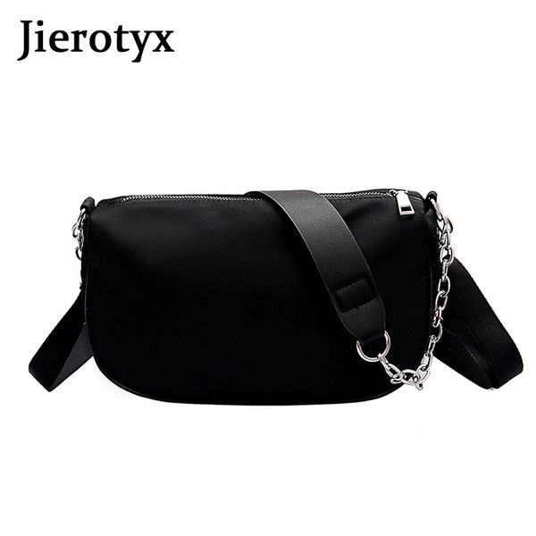 

jierotyx casual women bags handbags female luggage travel bags chain strap leather messenge shoulder sac main