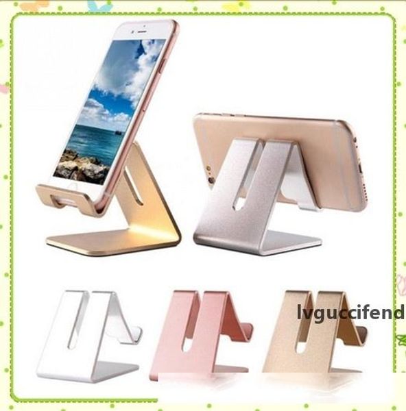 

universal mobile phone tablet desk holder aluminum metal stand for iphone ipad mini samsung smartphone tablets lapmq50