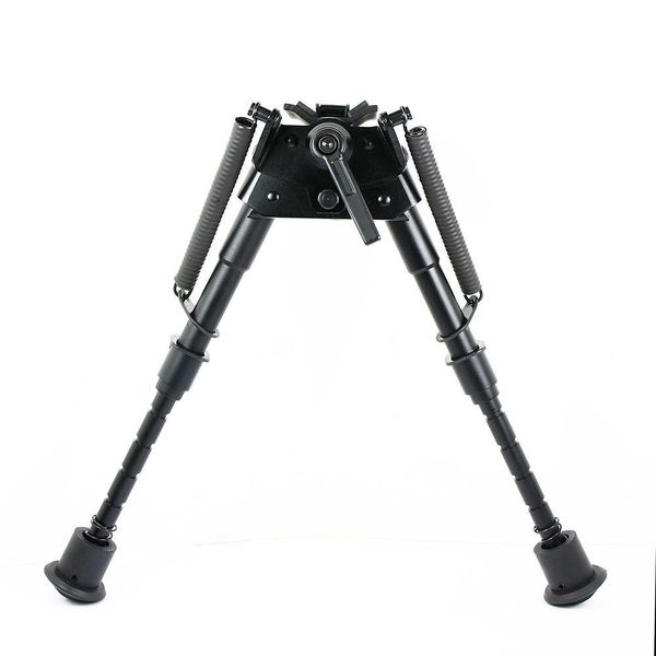 

airsoft m4 ar 15 accessories aluminum tactical qd adjustable 6-9 inches rifle bipod for hunting shooting black