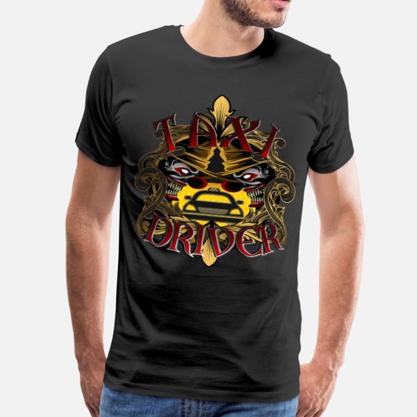 

taxi driver cryza clown gift idea yellow cab t shirt men customize cotton plus size 3xl novelty fit funny casual summer normal shirt