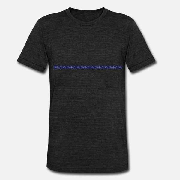 

canada blue line t shirt men customize 100% cotton crew neck letters graphic humor spring original shirt