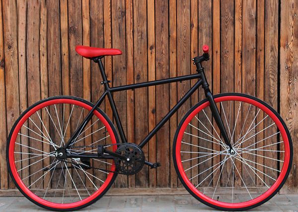 

bicycle light 26 inch reverse brake road racing live fly solid tire net red youth men and women cycling