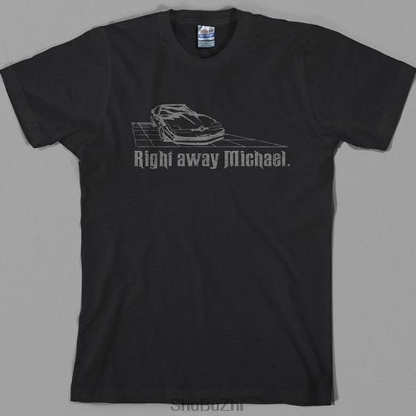 

drop shipping men t-shirt knight rider t shirt summer style cotton 100% o-neck tshirt fashion brand cool casual tees and