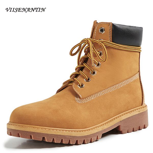 

couple round toe lace-up velvet retro high-flat platform ankle motorcycle boots height increase genuine leather plush shoes, Black