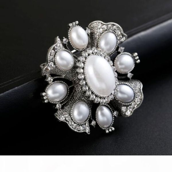 

оптовой корея pearl цветок корсаж девушка женщин костюм штыри отворот свадьбы ювелирные изделия, Gray