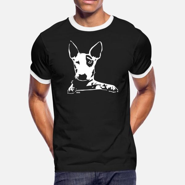 

bull terrier t shirt men customize tee shirt round neck gents cute funny casual spring autumn letters shirt