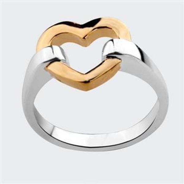 

wholesale - retail christmas gift, new 925 silver fashion ring yr019, Golden;silver