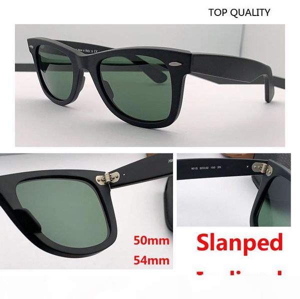 

2020 gradient real glass lens square classic uv400 sunglasses men vintage women feminin oculos de sol driving gafas 50mm 54mm, White;black