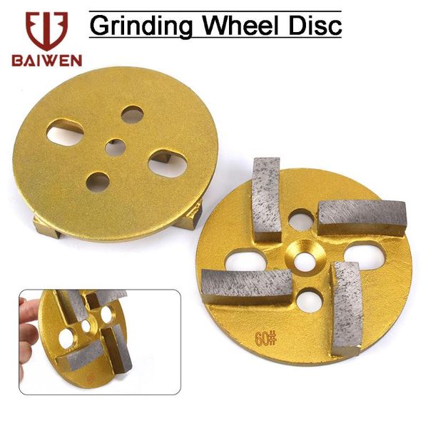 

4'' diamond segment grinding wheel cup disc grinder with 4 segments for concrete marble terrazzo abrasive grinding tool
