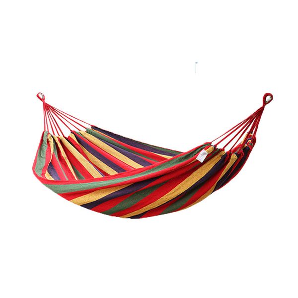 

outdoor camping canvas single double garden hammock sleeping leisure hanging bed