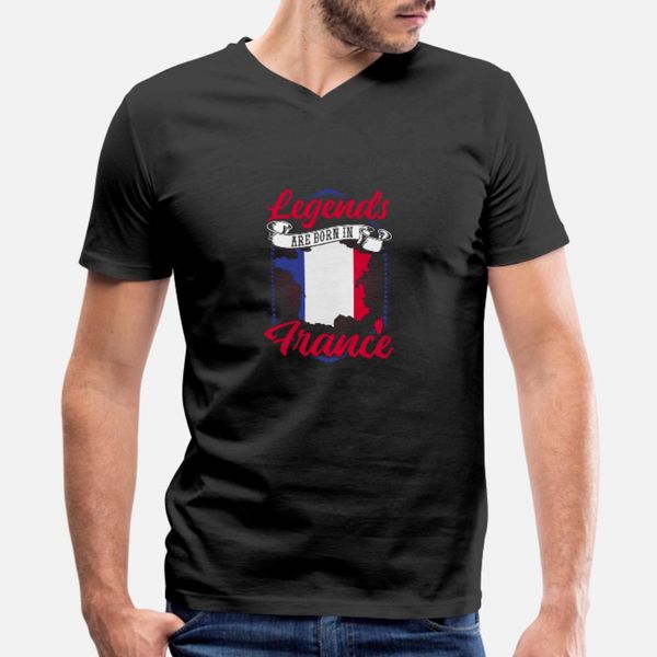 

legends are born in french france flag land gift t shirt men customize tee shirt round collar original fitness fashion spring autumn shirt