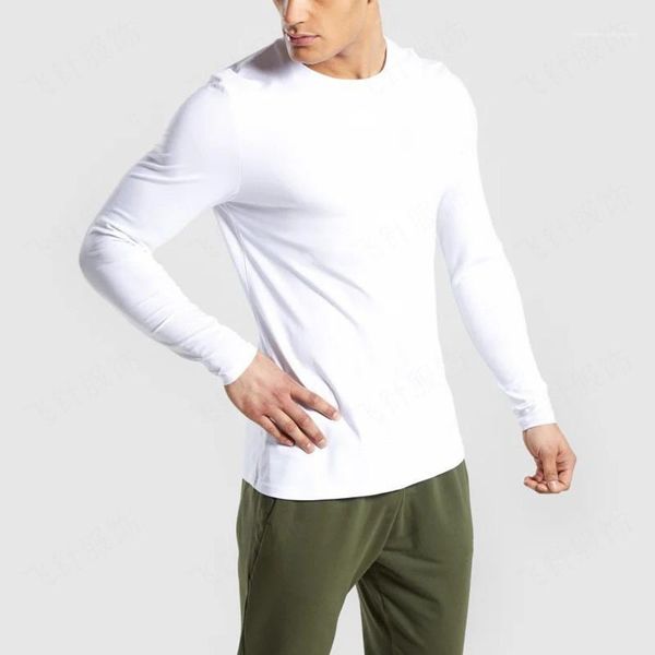 

neck white color tshirts mens clothing mens solid color basic tshirt casual long sleeve o, White;black