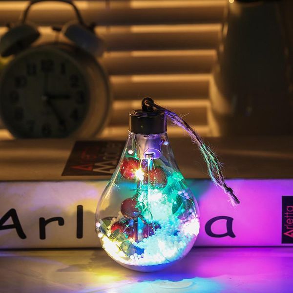 

christmas ball transparent led decorative bulb light xmas tree hanging decorative bulb wedding birthday party led light decor dhd744