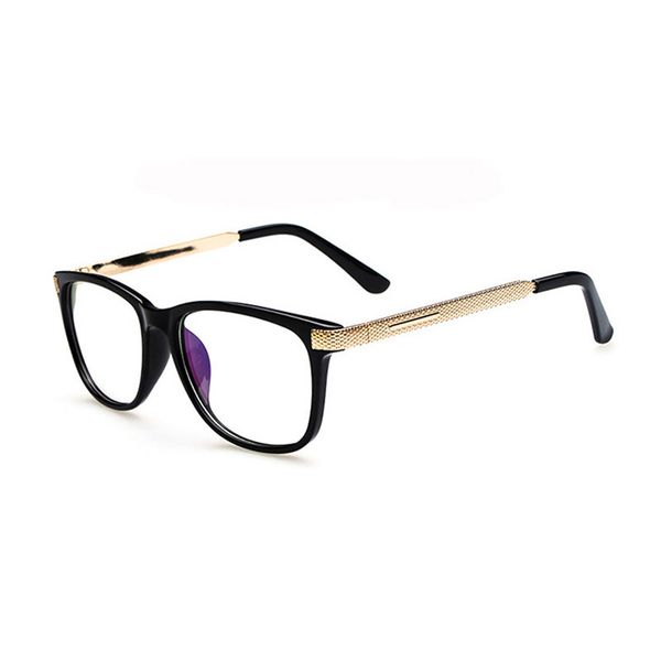

fashion glasses women retro vintage reading eyeglasses frame men glasses optical computer eyewear tenis feminino oculos de grau, Black