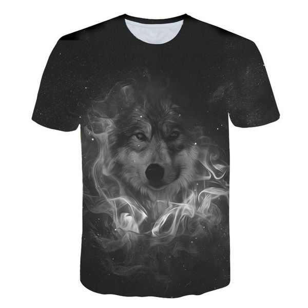 

wolf animal cool wolf male 3d print shirts humor humor harajuku men clothing