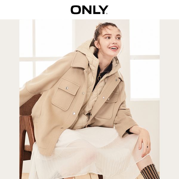 

only autumn winter women's two-piece woolen coat | 11934t507, Black