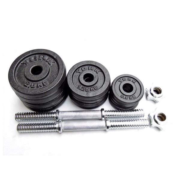 

dumbbells fitness equipment paint dumbbell 20kg household set gift box slip-proof gym and exercise workout