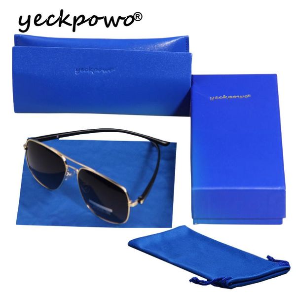 

yeckpowo sunglasses men polarized uv400 male sunglasses vingtage eyewear perfect for driving fishing traveling, White;black
