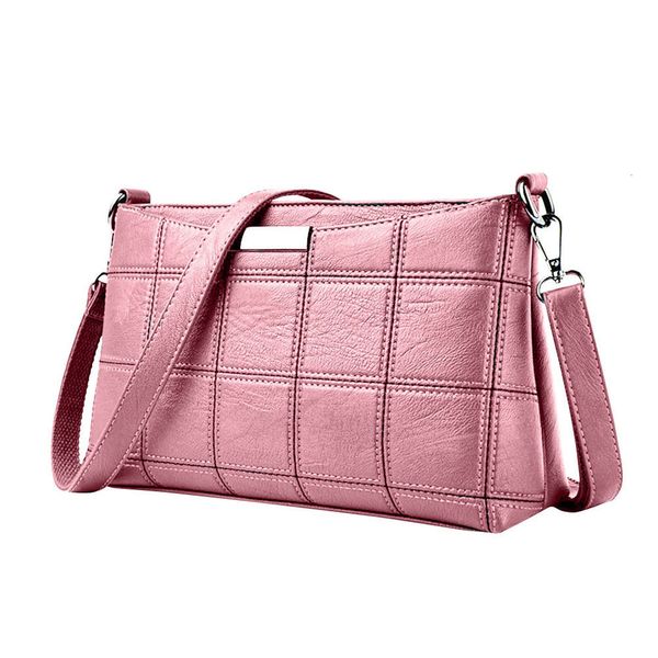 

25 women handbag leather plaid messenger bag shoulder small square package fashion shoulder bag females pu leather handbags