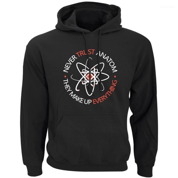 

anatom letters hooded sweatshirts 19ss mens fashion designer hoodies spring new never trust, Black