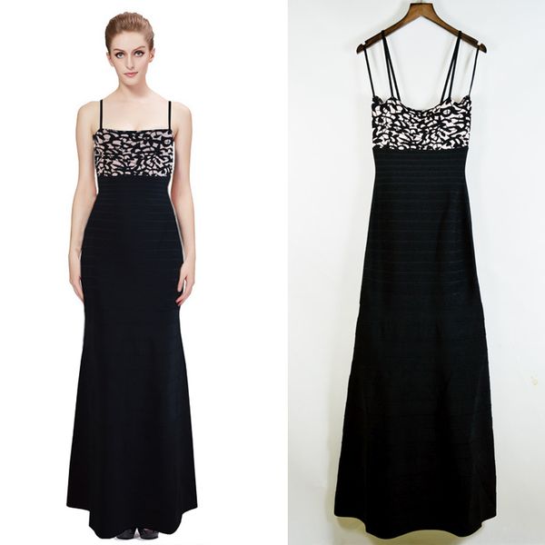 

latest designer hl slash-neck mermaid prom dresses elastic rayon evening gown elegant long formal party bridesmaid costumes h780, Black