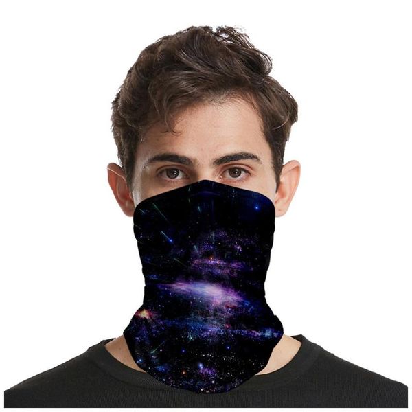 

# r25 унисекс лица шарф бесшовные цифровой печати шеи gaiter tube face cover головной убор мотоцикл балаклава велоспорт магия бандана, Black
