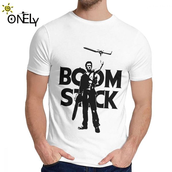 

comfortable evil dead ash boomstick t shirt man vintage young style classic o-neck camiseta