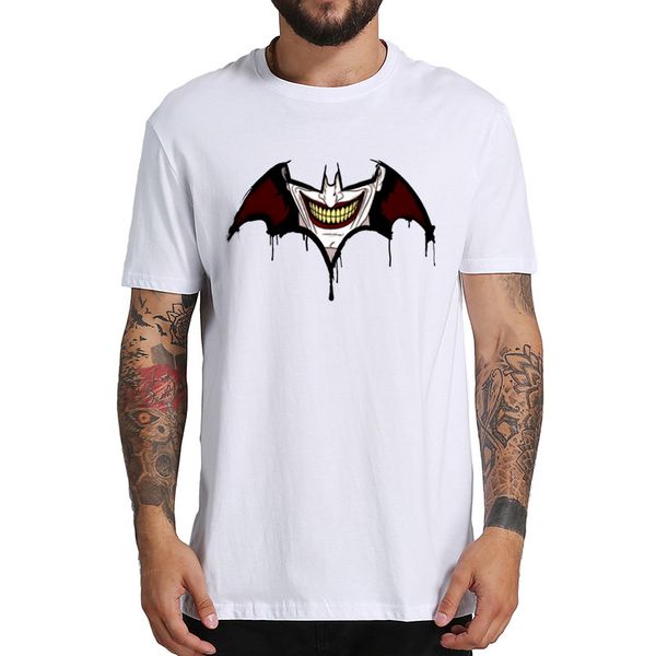 

batman футболка joker tshirt хлопок мягкий дышащий eu размер tshirt мужской женский summer tee tops 100% хлопок