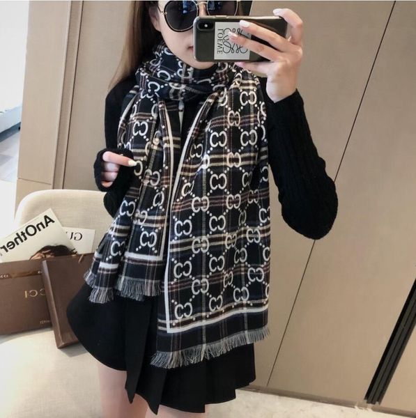 

winter fashion scarfs for women brand women and men classic scarf, shawl goddess exquisite gift scarf silk cashmere scarf f1, Blue;gray