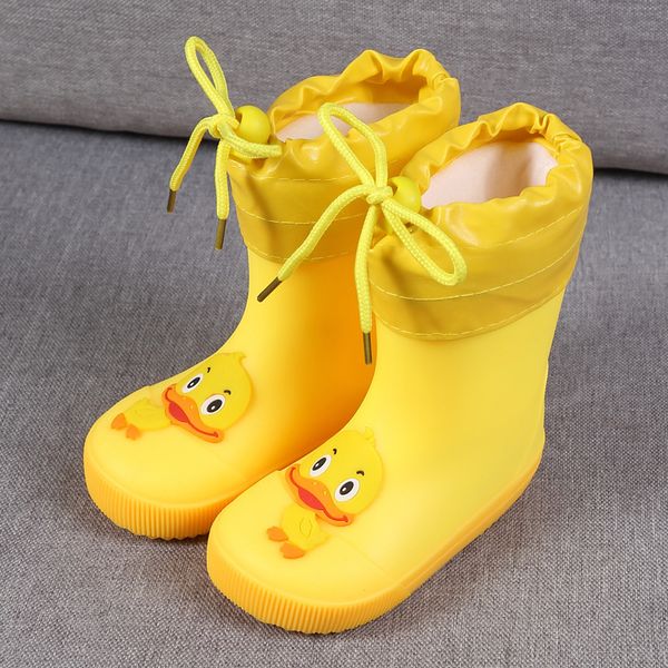 

kushyshoo children' shoes pvc kids baby cartoon shoes water shoes waterproof rain boots toddler girl rainboots winter lj200827, Black;grey