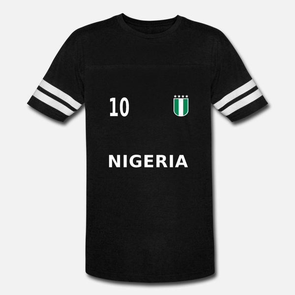 

nigeria soccer football fan jersey 2018 number 10 t shirt men gift tee shirt round collar novelty gift comfortable spring autumn trend