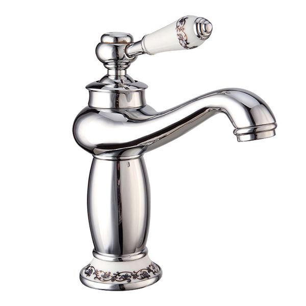 

basin faucet sink single handle mixing deck mount kitchen bathroom cold taps