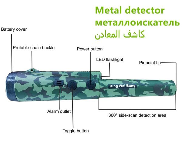 

industrial metal detectors factory selling gp-pointer s detector for detecting gold in garden desert beach