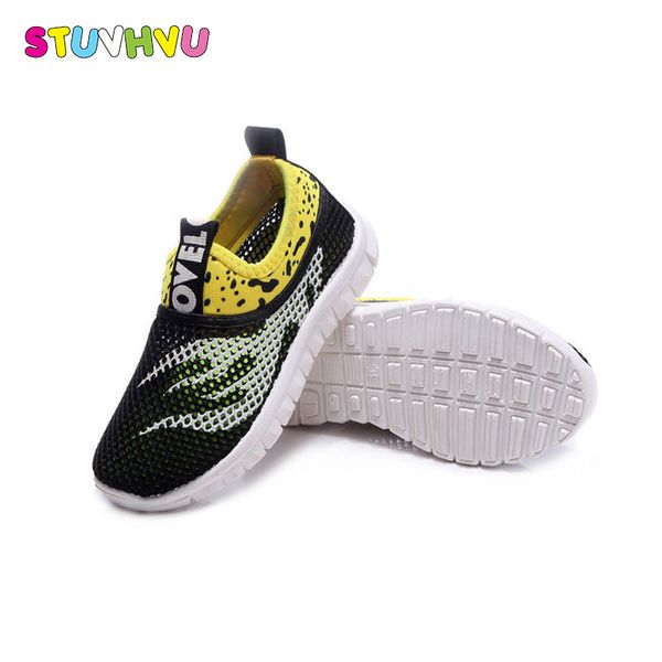 

2020 brand summer spring boys children' sneakers shoes girls school casual shoes running shoes soft bottom light size 21-38 lj200826, Black;grey
