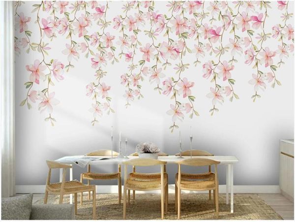 

wallpaper 3d custom any size mural on the wall watercolor flowers home decor p wallpaper in the living room