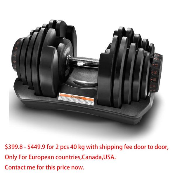 

dumbbells 2021 style exercise weight selection dumbbell home fitness equipment 40kg 18lbs automatic adjustable fashion