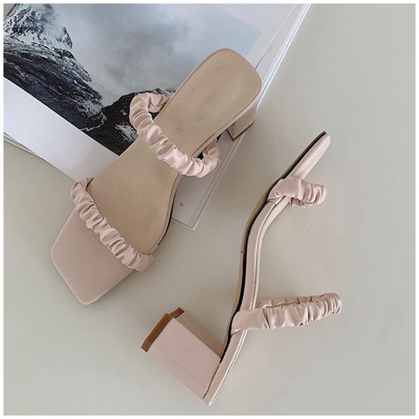 

2020 new women fashion slipper summer outdoor classics strap sandal ladies elegant bohemian pumps slides flip flop, Black