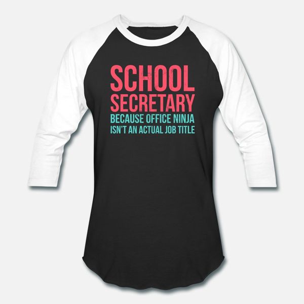 

school secretary gift office ninja is no job t shirt men designs short sleeve euro size s-3xl pictures graphic humor pattern shirt