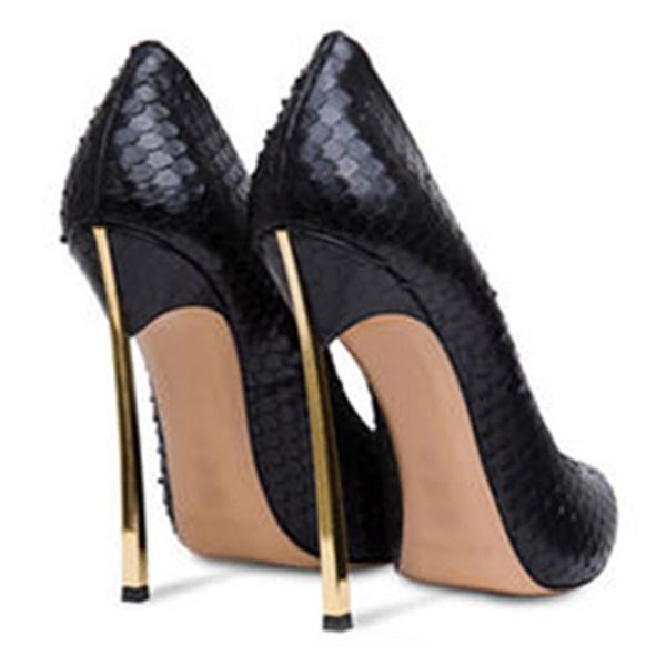 

comely2020 single spring decent autumn black women pointed toe stilettos lady pumps snake wedding dress high heels shoes