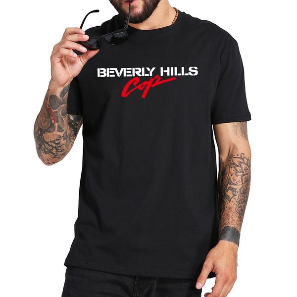 

beverly hills cop t shirt american comedy movie letter print tee shirt eu size 100% cotton soft cool personal