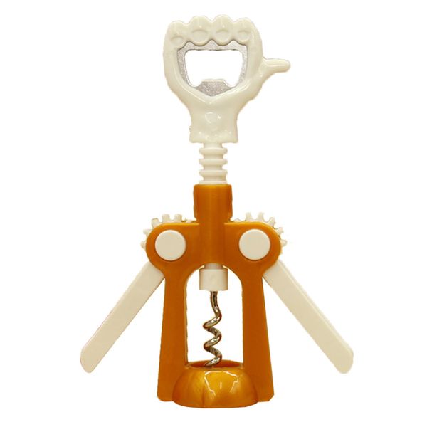 

2 in 1 bottle opener wine corkscrew portable beer cap angel wing double levers