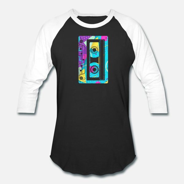 

кассеты костюма 80s 90s vintage загружать тенниска мужчин печать с коротким рукавом размер s-3xl изображения anti-wrinkle basic spring outfi