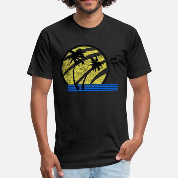 

palms v2 t shirt men loose short sleeve o neck outfit loose authentic spring letter shirt