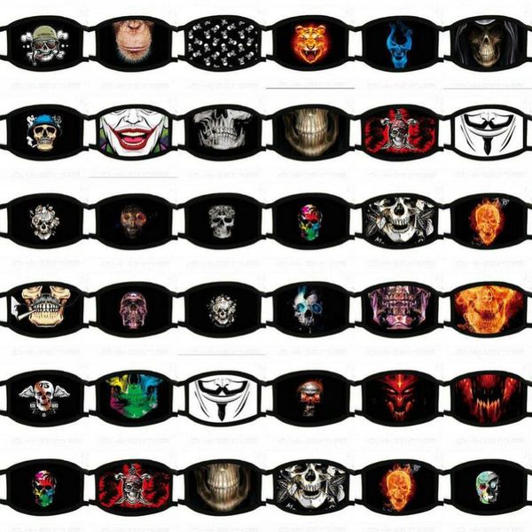 

print ultraviolet washable rosa bike floral cartoon proof face riding mask color reusable print funny running cubrebocas mezey toys2008, Black