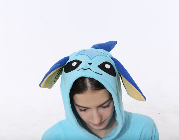 

mascot animal flannel clothes home pajamas cartoon one-piece pajamas men's and women's home clothes, Red;yellow