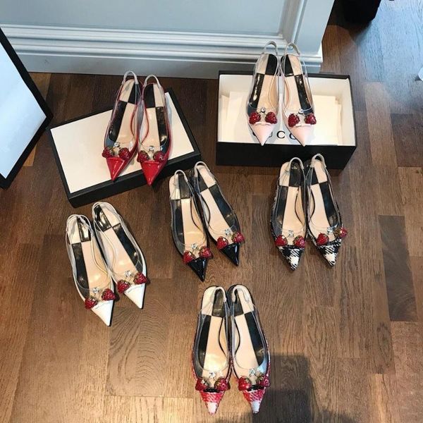 

shoes women summer women sandals low heels genuine cow leather crystal metal decor sandals zapatos de mujer, Black